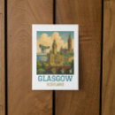 Recherche de ville de glasgow cartes postales Illustration