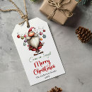 Recherche de noël drôles avec père noël étiquettes cadeau Pour enfants
