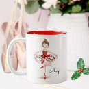 Recherche de danse de ballet tasses Jeune fille