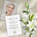 Recherche de condoleance invitations Floral