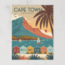 Recherche de montagne de table cartes postales Bo kaap