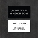 Recherche de type moderne cartes visite Noir et blanc