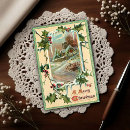Recherche de houx cartes postales Neige