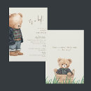 Recherche de ourson baby shower invitations Ours en peluche