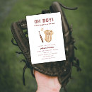 Recherche de baseball baby shower invitations Rétro