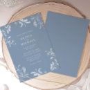 Recherche de classique vintage invitations Bleu poussiéreux