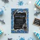 Recherche de grand requin invitations D'anniversaire de requin