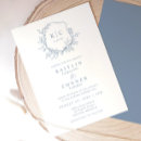 Recherche de de formel mariage invitations Bleu poussiéreux