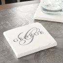 Recherche de style dessous de verres Monogramme