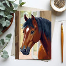 Recherche de poney de peinture cartes postales Cheval