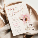 Recherche de martini bridal shower invitations Brun
