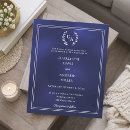 Recherche de blason invitations Bleu marine