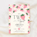 Recherche de de fraise anniversaire invitations Rose