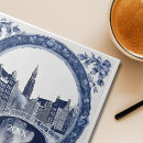 Recherche de bleu de delft carreaux Bleu et blanc