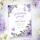 Recherche de violet invitations Floral
