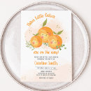 Recherche de petit bébé invitations Orange