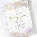 Recherche de sacrement chrétien invitations Aquarelle