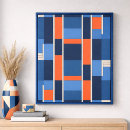 Recherche de motif géométrique moderne posters Rectangles