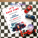 Recherche de voiture rouge invitations Aquarelle