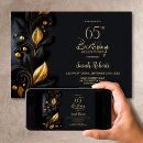 Recherche de 65 anniversaire invitations Élégant