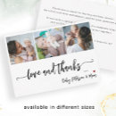 Recherche de baby shower thank you Simple