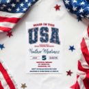 Recherche de les etats unis invitations Étoiles et rayures