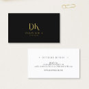 Recherche de glamour visitenkarten Monogrammé