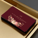 Recherche de de fleuriste cartes visite Élégant