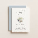 Recherche de thé anglais invitations Élégant
