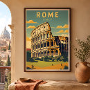 Recherche de rome italie posters Voyage rétro vintage