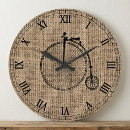 Recherche de toile de jute horloges Vintage