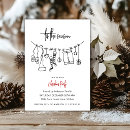 Recherche de diner fin invitations Noir et blanc