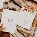 Recherche de mariages automne cartes postales Élégant