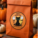 Recherche de chat noir halloween autocollants Chauves souris