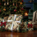 Recherche de noël papier cadeau Rouge