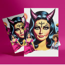 Recherche de diable vintage cartes postales Démon