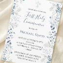 Recherche de premières de de garçon petite communion invitations Catholique
