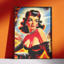 Recherche de pin up posters Vintage