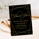 Recherche de tenue invitations Noir et or