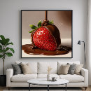Recherche de fraise de chocolat art Dessert