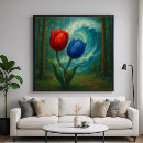 Recherche de tulipe art Bois