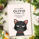 Recherche de patte de chat invitations Fête d'anniversaire pour enfants