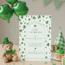 Recherche de st patricks 1ans anniversaire invitations Garçon
