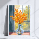 Recherche de fleurs oranges posters Vase