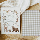 Recherche de woodland remerciements cartes Rustique