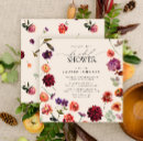 Recherche de fall floral bridal shower invitations Chute