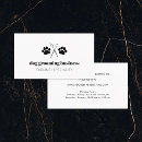 Recherche de chiens cartes visite Simple