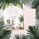 Recherche de rose zèbre invitations Pour enfants