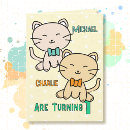 Recherche de jumeaux anniversaire cartes Moderne