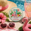 Recherche de tropical anniversaire badges Fête tropicale